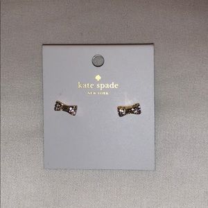 Kate Spade // Dainty rhinestone earrings